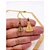 COLAR AÇO INOXIDÁVEL  DUPLO 50CM  PINGENTE NOSSA SENHORA - DOURADO - Imagem 2
