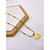 COLAR AÇO INOXIDÁVEL  45CM BOLINHAS PINGENTE SÃO BENTO - DOURADO - Imagem 1