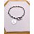 PULSEIRA AÇO INOXIDAVEL FECHO T PINGENTE NOSSA SENHORA APARECIDA - PRATEADA - Imagem 2