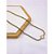 COLAR AÇO INOX 45CM RIVIERA TREVO PEROLADO - DOURADO - Imagem 1