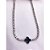 COLAR AÇO INOX 45CM RIVIERA TREVO PRETO - PRATEADO - Imagem 2