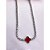COLAR AÇO INOX 45CM RIVIERA TREVO VERMELHO - PRATEADO - Imagem 2