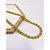 COLAR AÇO INOXIDÁVEL 45CM FITA TRANÇADO - DOURADO - Imagem 1