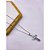 CORRENTE DE AÇO INOX 60 CM PINGENTE CRUCIFIXO - PRATEADA - Imagem 1