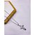 CORRENTE DE AÇO INOX 60 CM PINGENTE CRUCIFIXO - PRATEADA - Imagem 1
