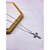 CORRENTE DE AÇO INOX 60 CM PINGENTE CRUCIFIXO - PRATEADA - Imagem 1
