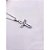 CORRENTE DE AÇO INOX 60 CM PINGENTE CRUCIFIXO - PRATEADA - Imagem 2