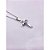 CORRENTE DE AÇO INOX 60 CM PINGENTE CRUCIFIXO - PRATEADA - Imagem 2
