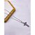 CORRENTE DE AÇO INOX 60 CM PINGENTE CRUCIFIXO - PRATEADA - Imagem 1