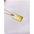 CORRENTE DE AÇO INOX 60 CM PINGENTE TUDO POSSO NAQUELE QUE ME FORTALECE - DOURADO - Imagem 2
