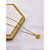 COLAR AÇO INOXIDÁVEL  45CM BOLINHAS PINGENTE FLOR 3D COM PEDRA CRISTAL - DOURADO - Imagem 1