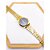 RELÓGIO VINTAGE AÇO INOXIDAVEL FEMININO FUNDO  PRETO - DOURADO - Imagem 2