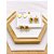 CARTELA TRIO ARGOLINHA CLICK AÇO INOXIDÁVEL CORAÇÃO CRISTAL - DOURADO - Imagem 1