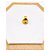 BRINCO AÇO INOX ARGOLINHA CLICK TRABALHADA PP- DOURADO - Imagem 1