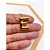 COLAR AÇO INOXIDÁVEL  45CM PINGENTE LETRA "E" - DOURADO - Imagem 2
