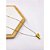 COLAR AÇO INOXIDÁVEL  45CM PINGENTE LETRA "F" - DOURADO - Imagem 1