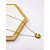 COLAR AÇO INOXIDÁVEL  45CM PINGENTE LETRA "G" - DOURADO - Imagem 1