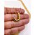 COLAR AÇO INOXIDÁVEL  45CM PINGENTE LETRA "J" - DOURADO - Imagem 2