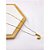 COLAR AÇO INOXIDÁVEL  45CM PINGENTE LETRA "J" - DOURADO - Imagem 1