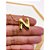 COLAR AÇO INOXIDÁVEL  45CM PINGENTE LETRA "N" - DOURADO - Imagem 2