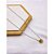 COLAR AÇO INOXIDÁVEL  45CM PÉROLAS ÁRVORE DA VIDA - DOURADO - Imagem 1