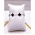 PULSEIRA AÇO INOX  TREVO CRAVEJADO PRETO - PRATEADA - Imagem 1