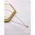 COLAR AÇO INOXIDÁVEL 45M PINGENTE GOTA CRAVEJADO BANHADO - DOURADO - Imagem 1