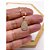 COLAR AÇO INOXIDÁVEL 45M PINGENTE GOTA CRAVEJADO BANHADO - DOURADO - Imagem 2