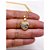 COLAR AÇO INOXIDÁVEL 45M PINGENTE CORAÇÃO CRAVEJADO BANHADO - DOURADO - Imagem 2