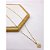 COLAR AÇO INOXIDÁVEL 45M PINGENTE TREVO CRAVEJADO BANHADO - DOURADO - Imagem 1