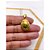 RELICÁRIO AÇO INOXIDÁVEL 45M PINGENTE OVAL COM DETALHES  - DOURADO - Imagem 2