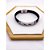 PULSEIRA SILICONE AÇO INOXIDAVEL  22CM - PRATEADA - Imagem 1