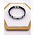 PULSEIRA SILICONE AÇO INOXIDAVEL TREVO 22CM - PRATEADA - Imagem 1