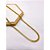 CORRENTE AÇO INOXIDAVEL MALHA ESTEIRA 6.0MM 60CM - DOURADA - Imagem 1