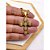CORRENTE DE AÇO INOXIDAVEL 60CM ELO GRUMET 1.4MM PINGENTE CRUCIFIXO SÃO BENTO - DOURADA - Imagem 2