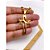 CORRENTE DE AÇO INOXIDAVEL 60CM ELO GRUMET 1.4MM PINGENTE CRUCIFIXO JESUS - DOURADA - Imagem 2