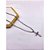CORRENTE DE AÇO INOXIDAVEL 60CM ELO GRUMET 1.4MM PINGENTE CRUZ - PRATEADA - Imagem 1