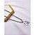 CORRENTE DE AÇO INOXIDAVEL 60CM ELO GRUMET 1.4MM PINGENTE FERRADURA CAVALO - PRATEADA - Imagem 1