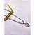 CORRENTE DE AÇO INOXIDAVEL 60CM ELO GRUMET 1.4MM PINGENTE NOSSA SENHORA - PRATEADA - Imagem 1