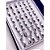 CAIXA DE ALIANÇA QUADRADA AÇO INOXIDÁVEL ZIRCONIA 4MM PRATEADA - (36 UNIDADES) - Imagem 1