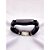 PULSEIRA MASCULINA COURO AÇO INOX E ZAMAC 20CM PAI NOSSO - PRATEADA - Imagem 1