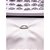 ANEL AÇO INOXIDÁVEL 3MM COM PEDRA CRISTAL - PRATEADO (UNIDADE) - Imagem 1