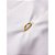 ANEL AÇO INOXIDÁVEL 3MM COM PEDRA CRISTAL - DOURADO (UNIDADE) - Imagem 2