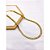 COLAR AÇO INOXIDÁVEL 45 CM RIVIERA CRISTAL - DOURADO - Imagem 4