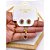 CONJUNTO COLAR  E BRINCO AÇO INOXIDÁVEL  PINGENTE OVAL CRAVEJADO PEDRA VERMELHO - DOURADO - Imagem 2
