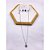 CONJUNTO COLAR  E BRINCO AÇO INOXIDÁVEL  PINGENTE OVAL CRAVEJADO PEDRA PRETA - PRATEADO - Imagem 1