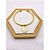 BRACELETE AÇO INOXIDÁVEL NOSSA SENHORA - DOURADO - Imagem 2