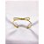BRACELETE AÇO INOXIDÁVEL LAÇO - DOURADO - Imagem 3