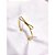 BRACELETE AÇO INOXIDÁVEL LAÇO - DOURADO - Imagem 2