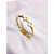 BRACELETE AÇO INOXIDÁVEL GEOMETRICO PEROLADO - DOURADO - Imagem 3